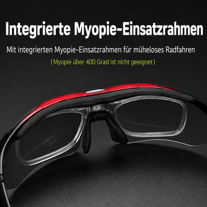 ROCKBROS Fahrradbrille 5 Gläser – Polarisiert