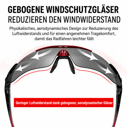ROCKBROS Fahrradbrille 5 Gläser – Polarisiert