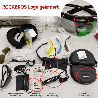 ROCKBROS Fahrradbrille 5 Gläser – Polarisiert