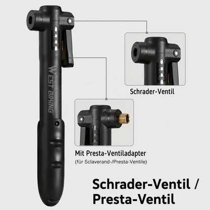 Portable Bicycle Pump Mini 80PSI