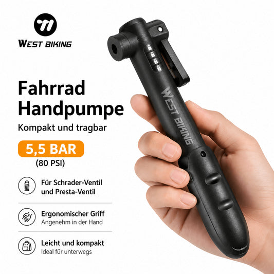 Portable Bicycle Pump Mini 80PSI