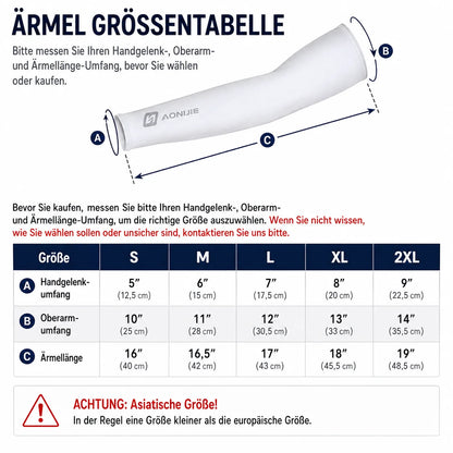 UV-Armlinge SPF 50+ – Atmungsaktiv & Elastisch