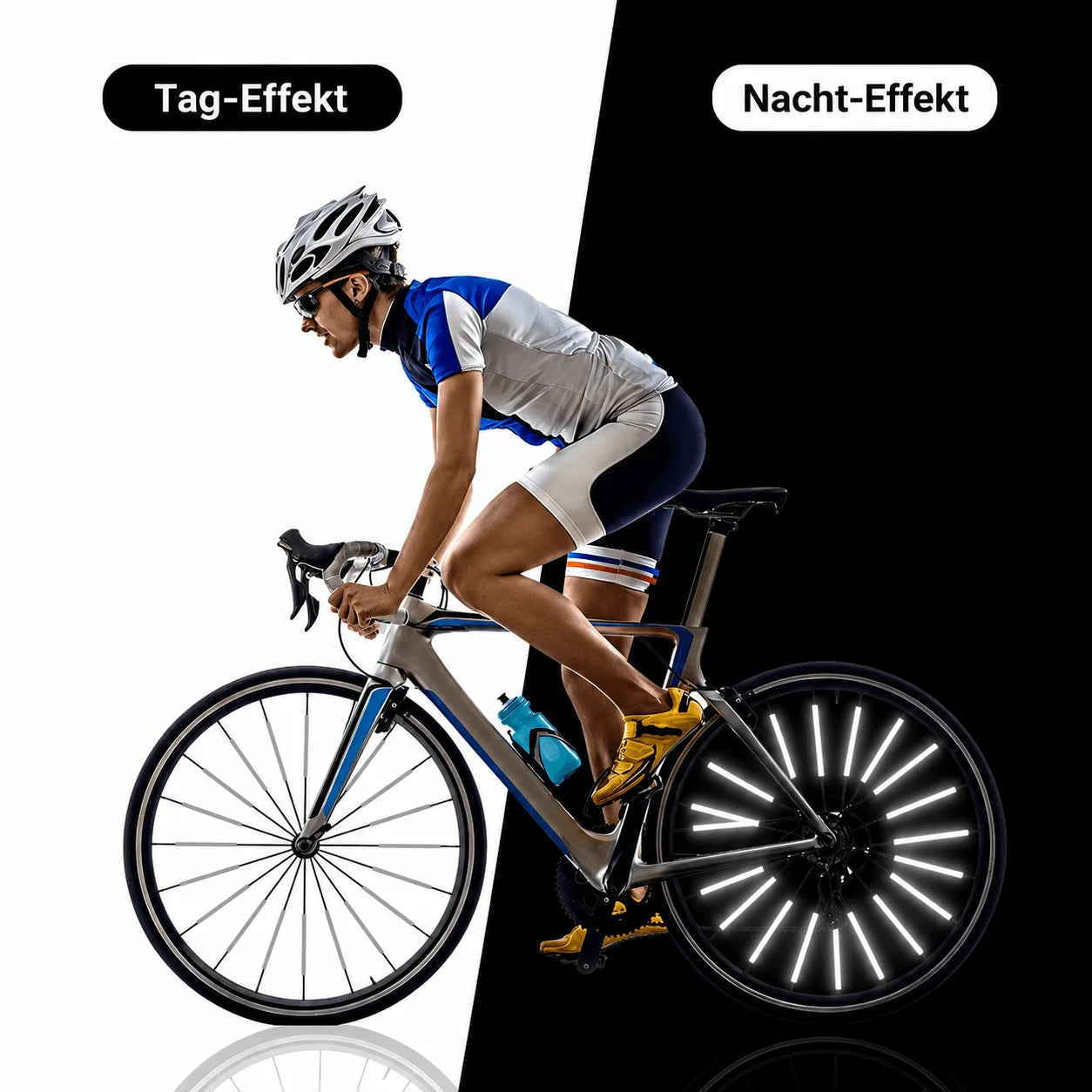 Fahrrad Speichenreflektoren – Wasserdichtes Reflektor-Set