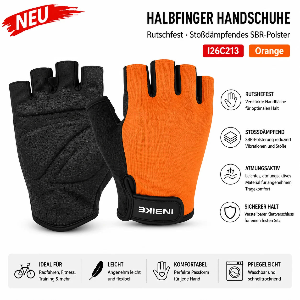 Radfahrhandschuhe Kurzfinger – MTB & Rennrad