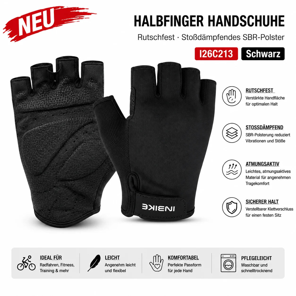 Radfahrhandschuhe Kurzfinger – MTB & Rennrad