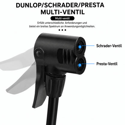 Fahrrad Standpumpe – Hochdruck Luftpumpe für MTB & Rennrad