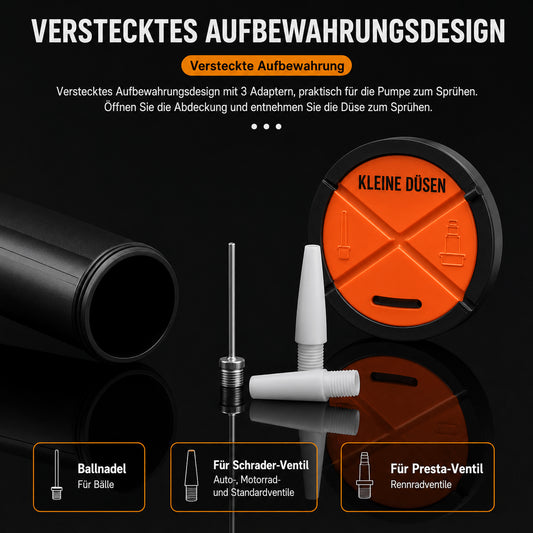 Bicycle Tire Inflator Foot Portable