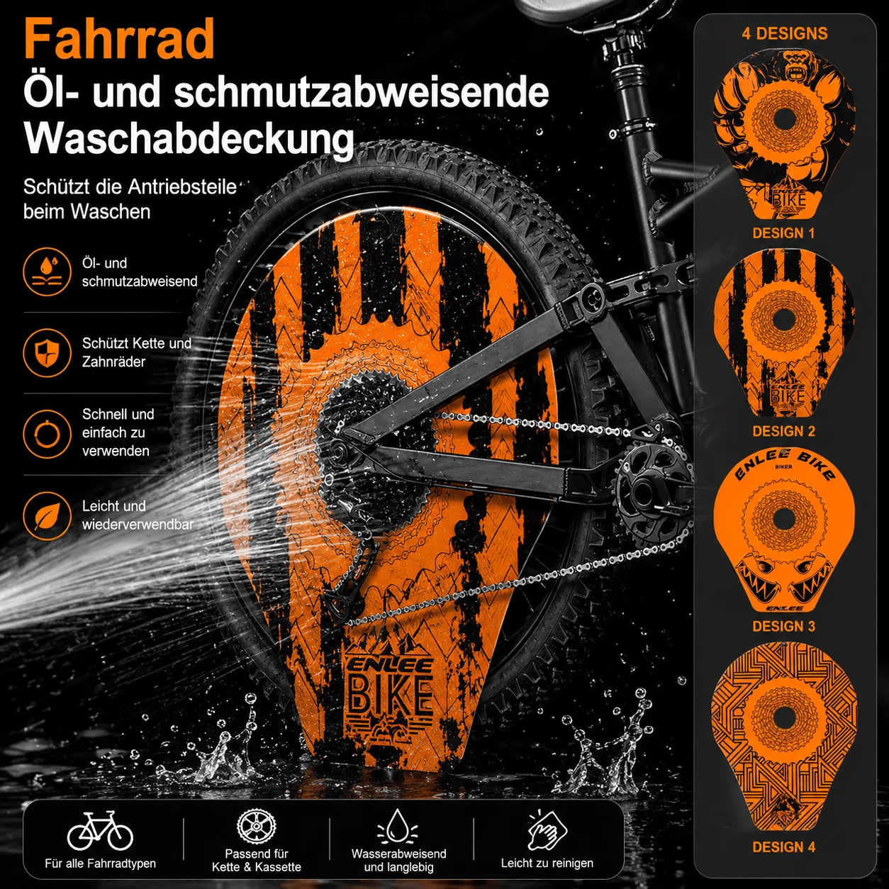Fahrrad Bremsenschutz – Wasch- & Wartungsabdeckung