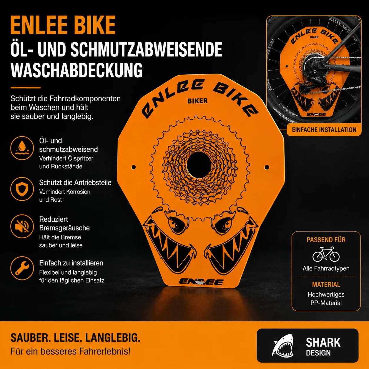 Fahrrad Bremsenschutz – Wasch- & Wartungsabdeckung