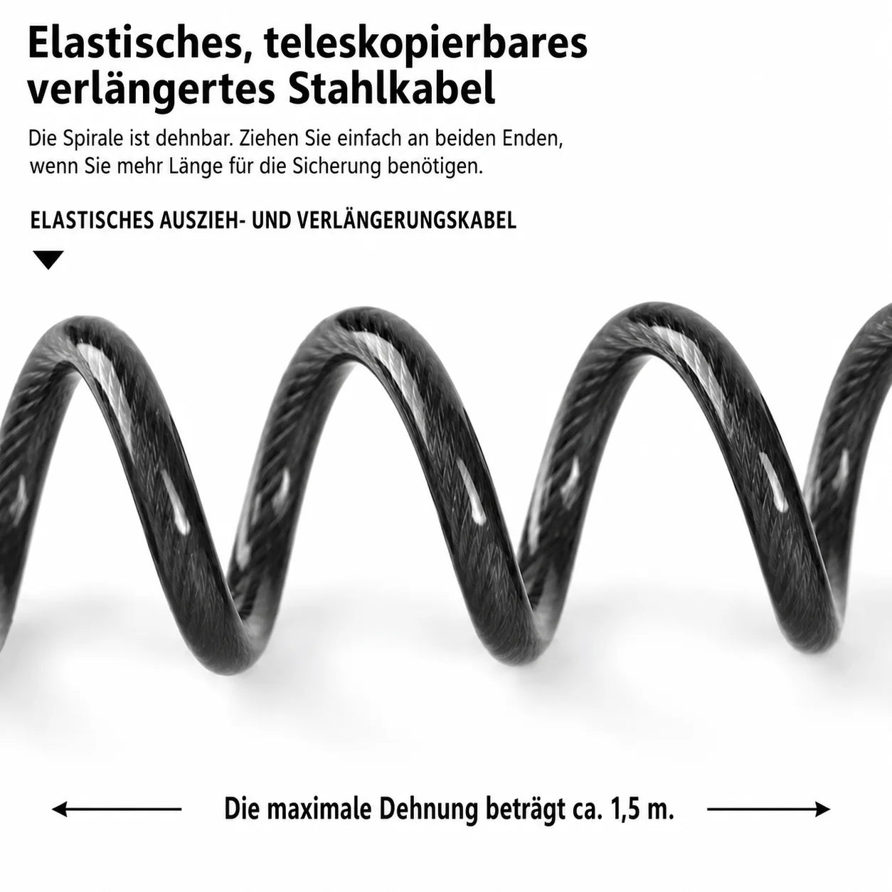 4-stelliges Fahrrad-Zahlenschloss