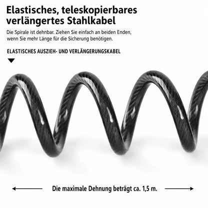 4-stelliges Fahrrad-Zahlenschloss