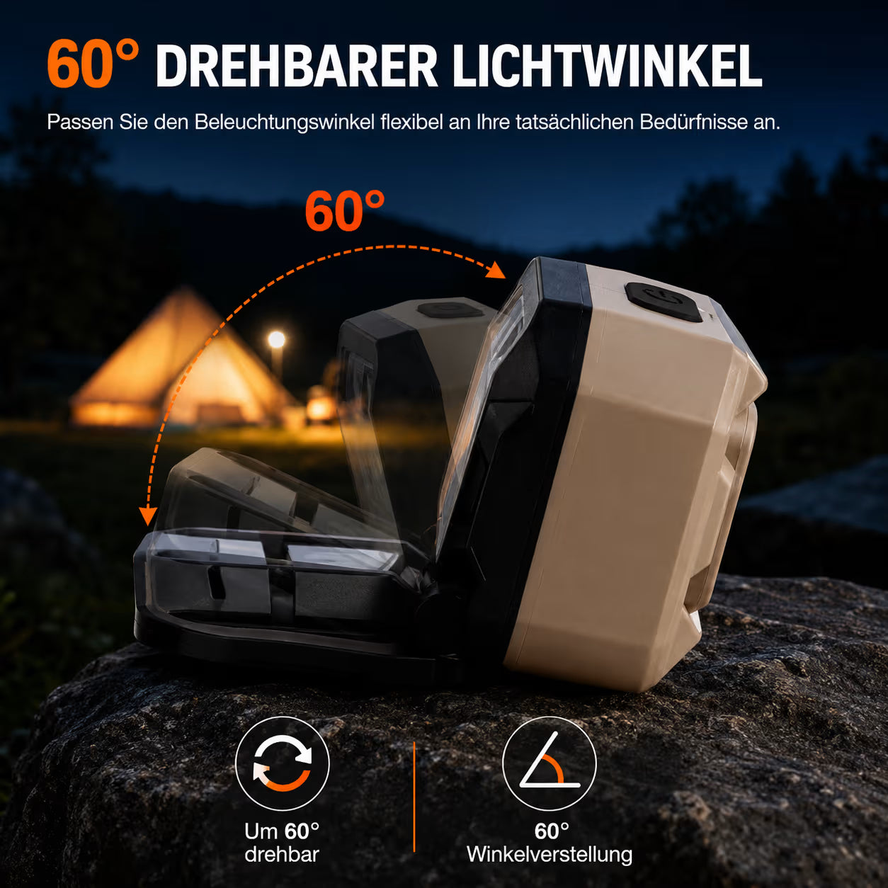 TrailLight Stirnlampe Pro 5 Modi – USB-C