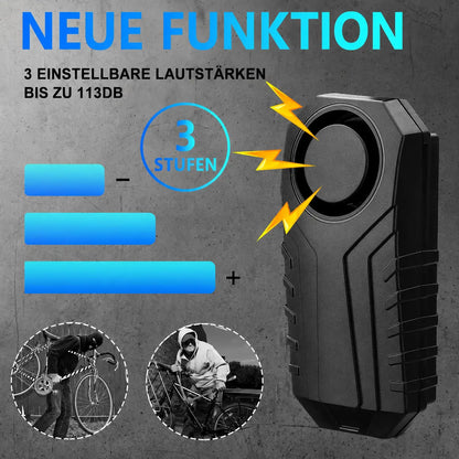 Smart Fahrrad-Alarm mit Fernbedienung