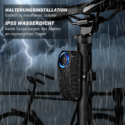 Smart Fahrrad-Alarm mit Fernbedienung