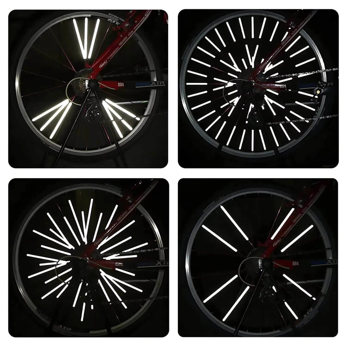 Fahrrad Speichenreflektoren – Wasserdichtes Reflektor-Set