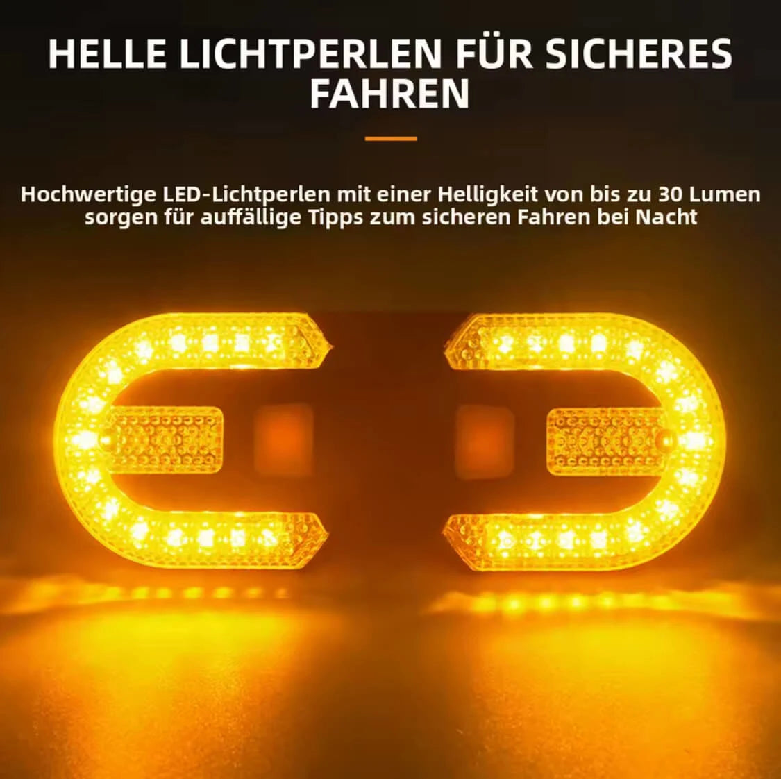 Fahrrad Blinker kabellos – LED mit Fernbedienung