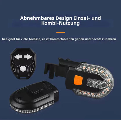 Fahrrad Blinker kabellos – LED mit Fernbedienung