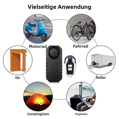 Smart Fahrrad-Alarm mit Fernbedienung