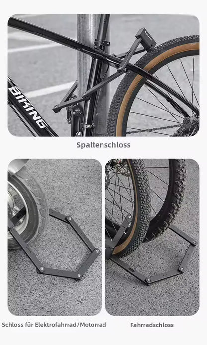 Premium Faltschloss für Fahrrad & E-Bike