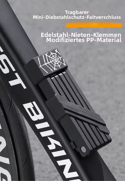 Premium Faltschloss für Fahrrad & E-Bike