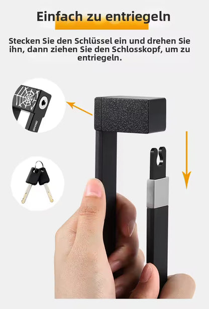 Premium Faltschloss für Fahrrad & E-Bike