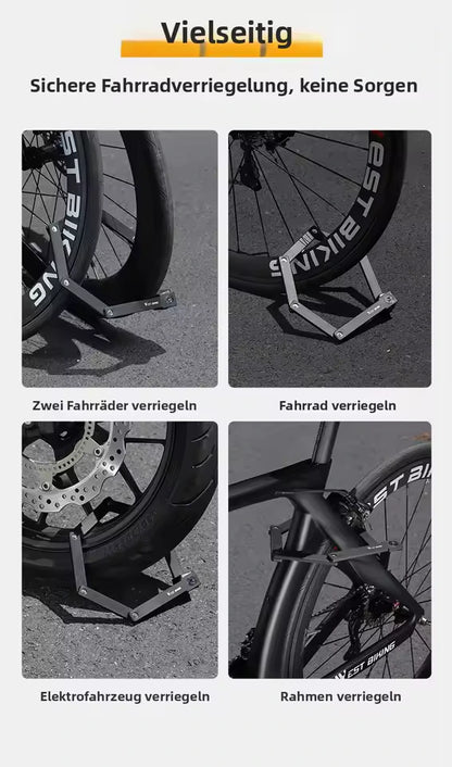 Premium Faltschloss für Fahrrad & E-Bike