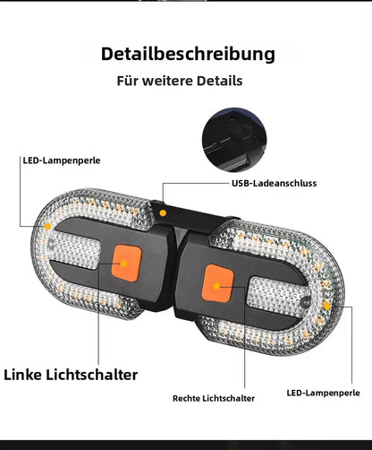 Fahrrad Blinker kabellos – LED mit Fernbedienung