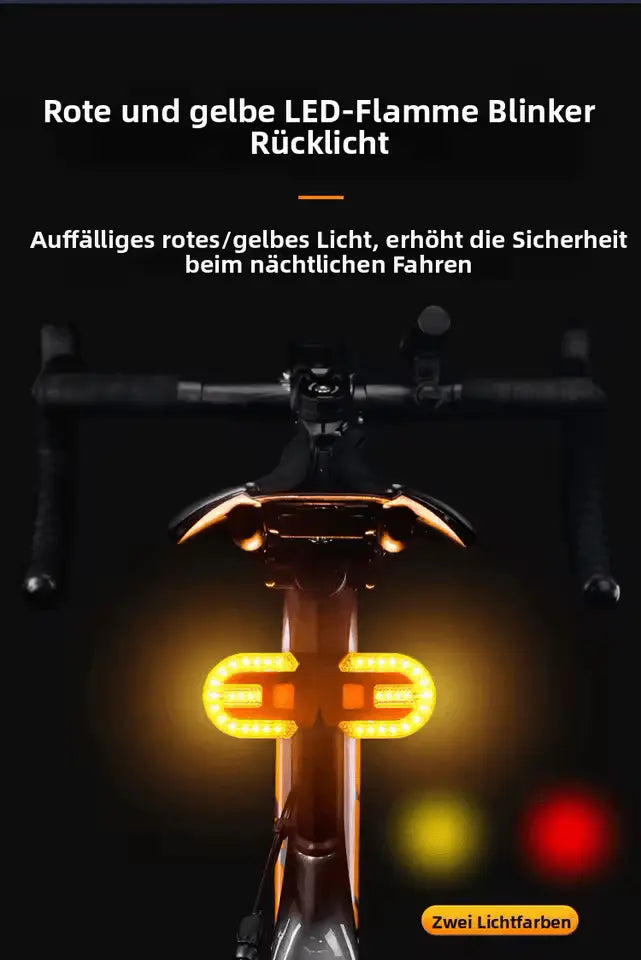 Fahrrad Blinker kabellos – LED mit Fernbedienung