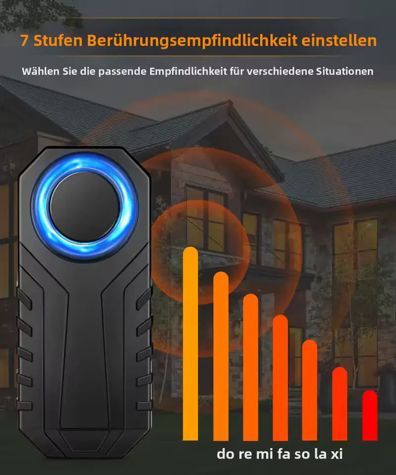 Smart Fahrrad-Alarm mit Fernbedienung